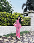 Striped co ord set