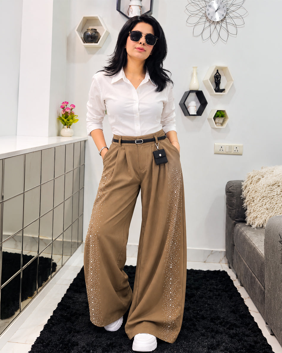 Korean studded pants