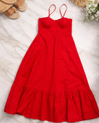 Red maxi Dress