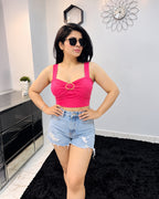 Padded Crop Top
