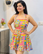 Halter neck dress