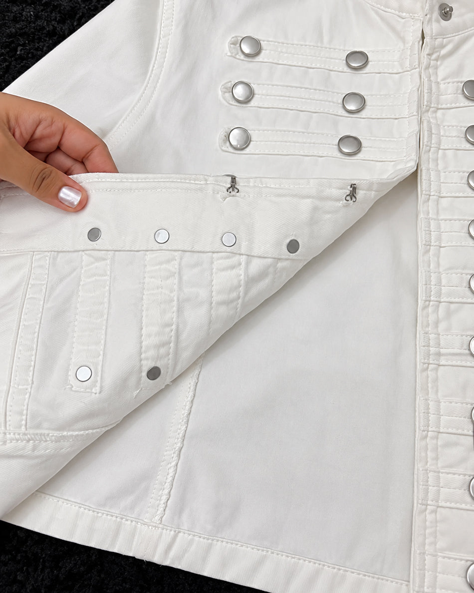 White Denim nepoleon jaket