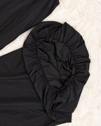 Black balloon pants