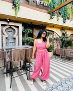 Balloon pant style co ord set