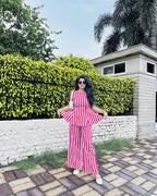 Striped co ord set