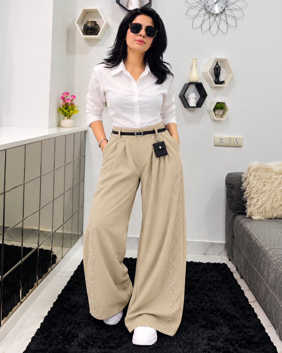 Korean studded pants