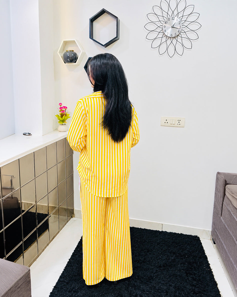 3 piece striped Co ord set