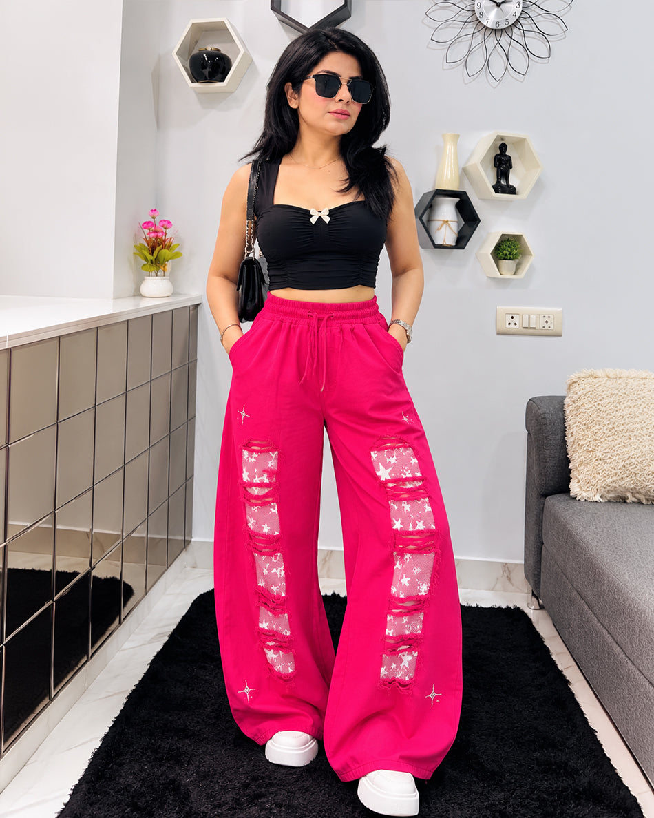Barrel fit pants